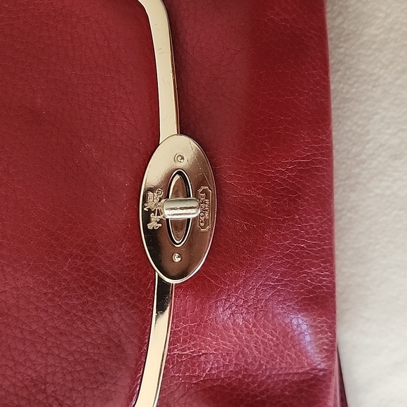 Coach Red Leather Handbag - Picture 3 of 15